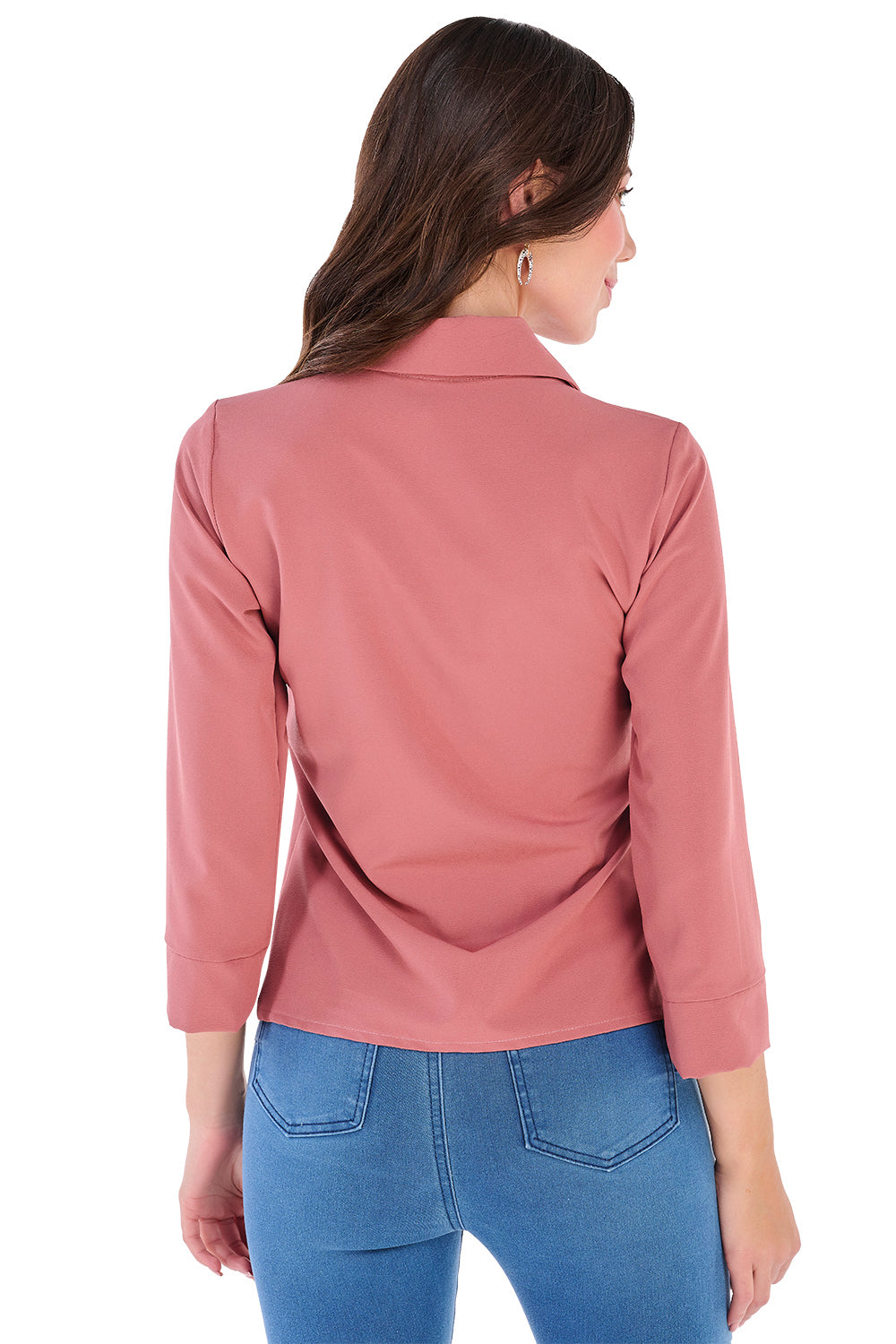 Blusa Camisera Rosa