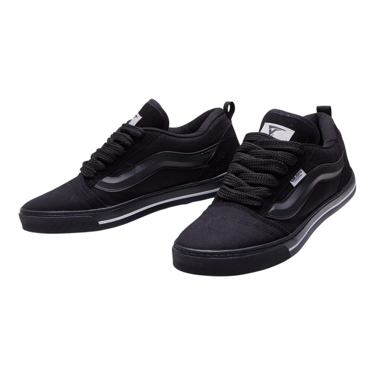 Tenis Hombre en Textil Negro Casuales Agujetas Habilitadas dv2925
