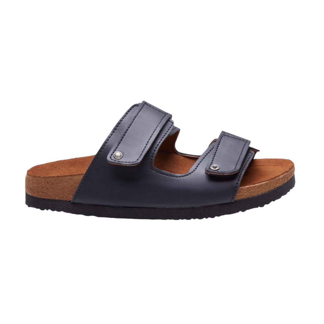 Sandalias Casuales Con Doble Broche Unisex Azul dv2925
