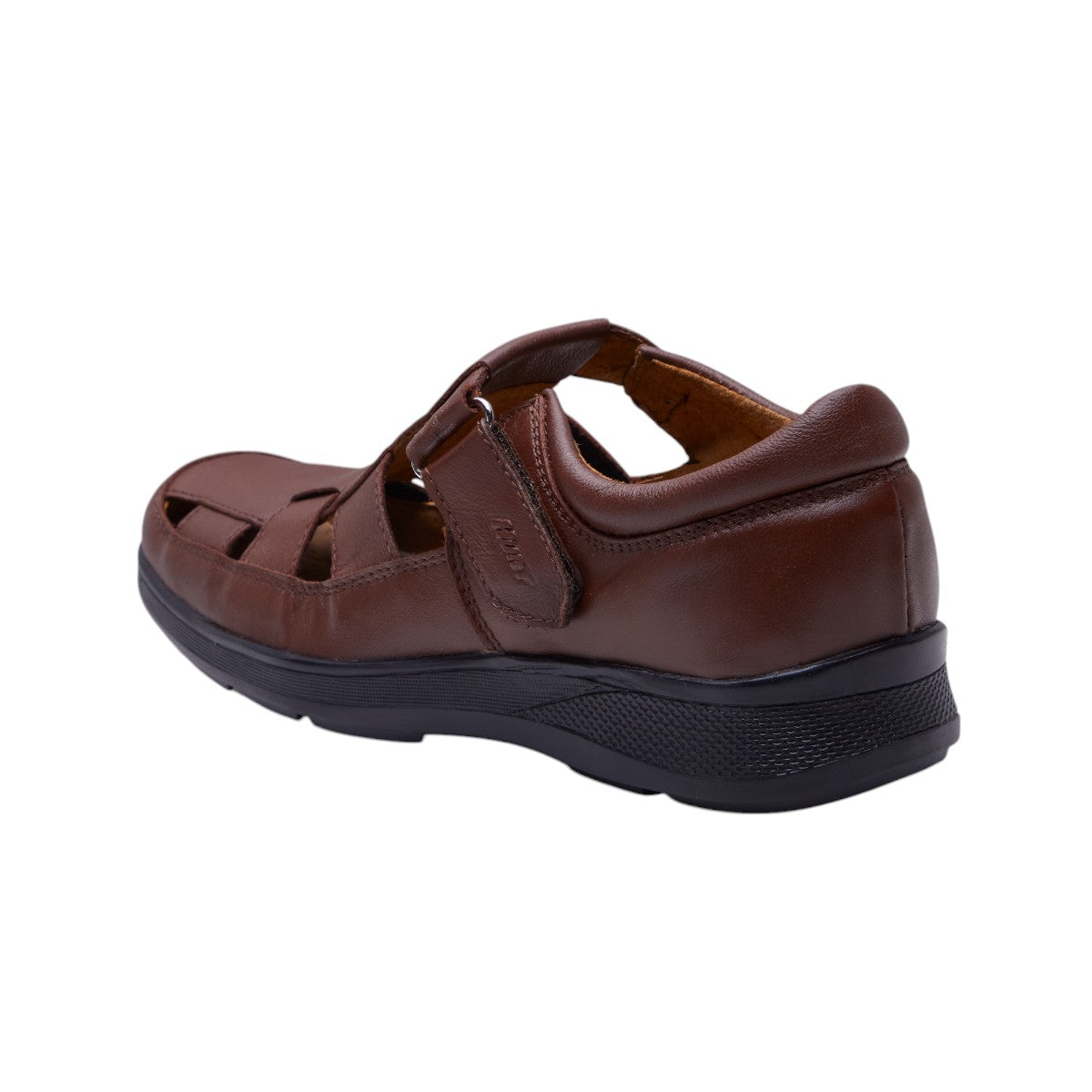 Sandalias Hombre Tipo Piel Casuales Cómodas Café dv2925