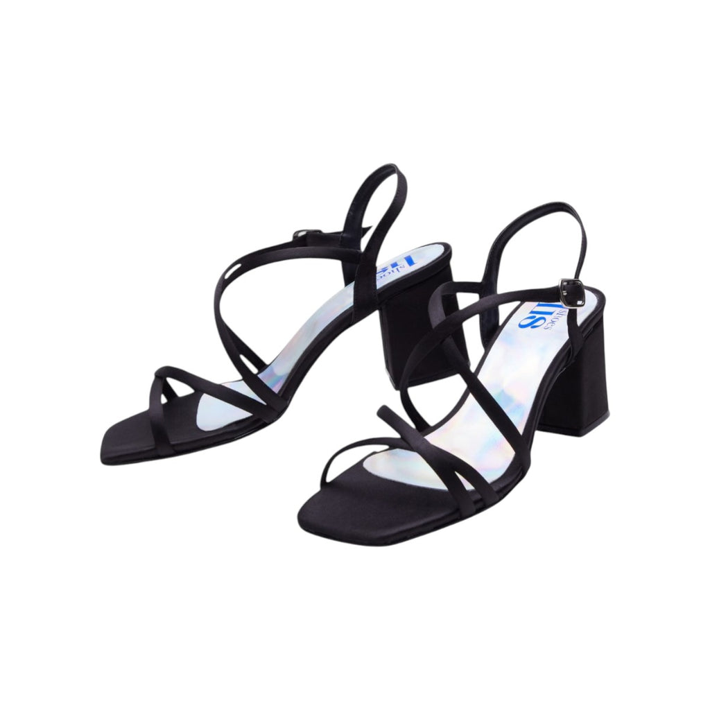 Sandalia de tacón negro modelo 114102