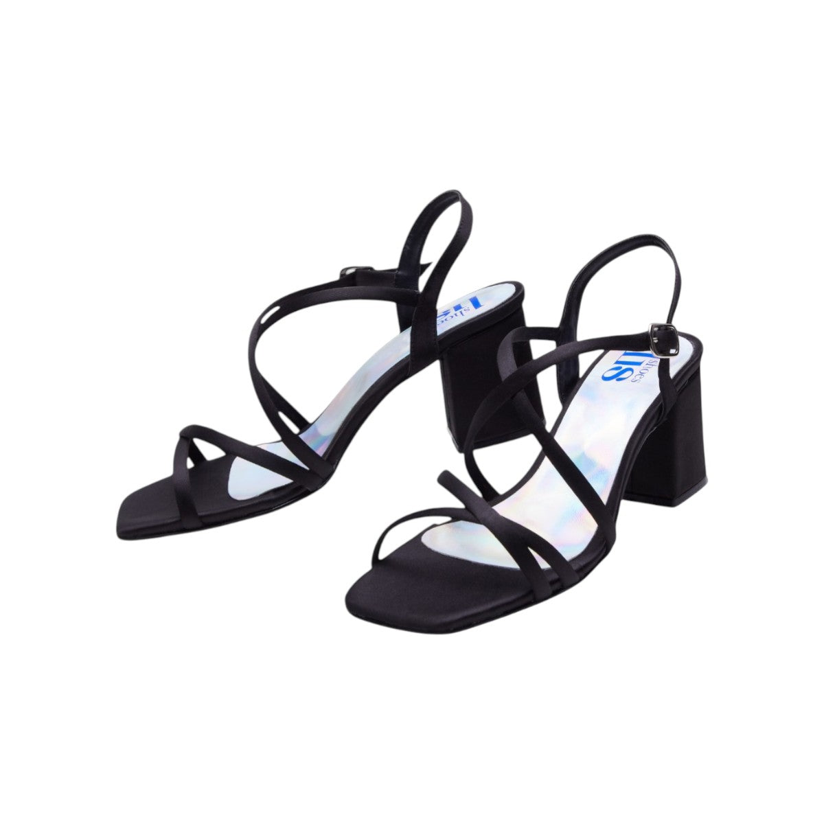 Sandalia de tacón negro modelo 114102