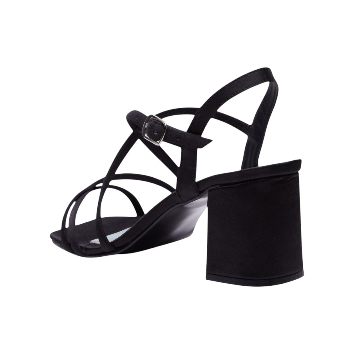 Sandalia de tacón negro modelo 114102