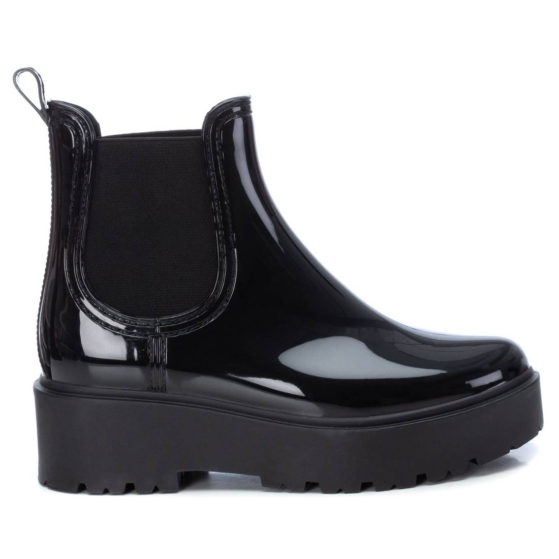 Botines casuales para mujer con diseño español, punta redonda y elástico lateral, moda cómoda con tacón bajo dv2925