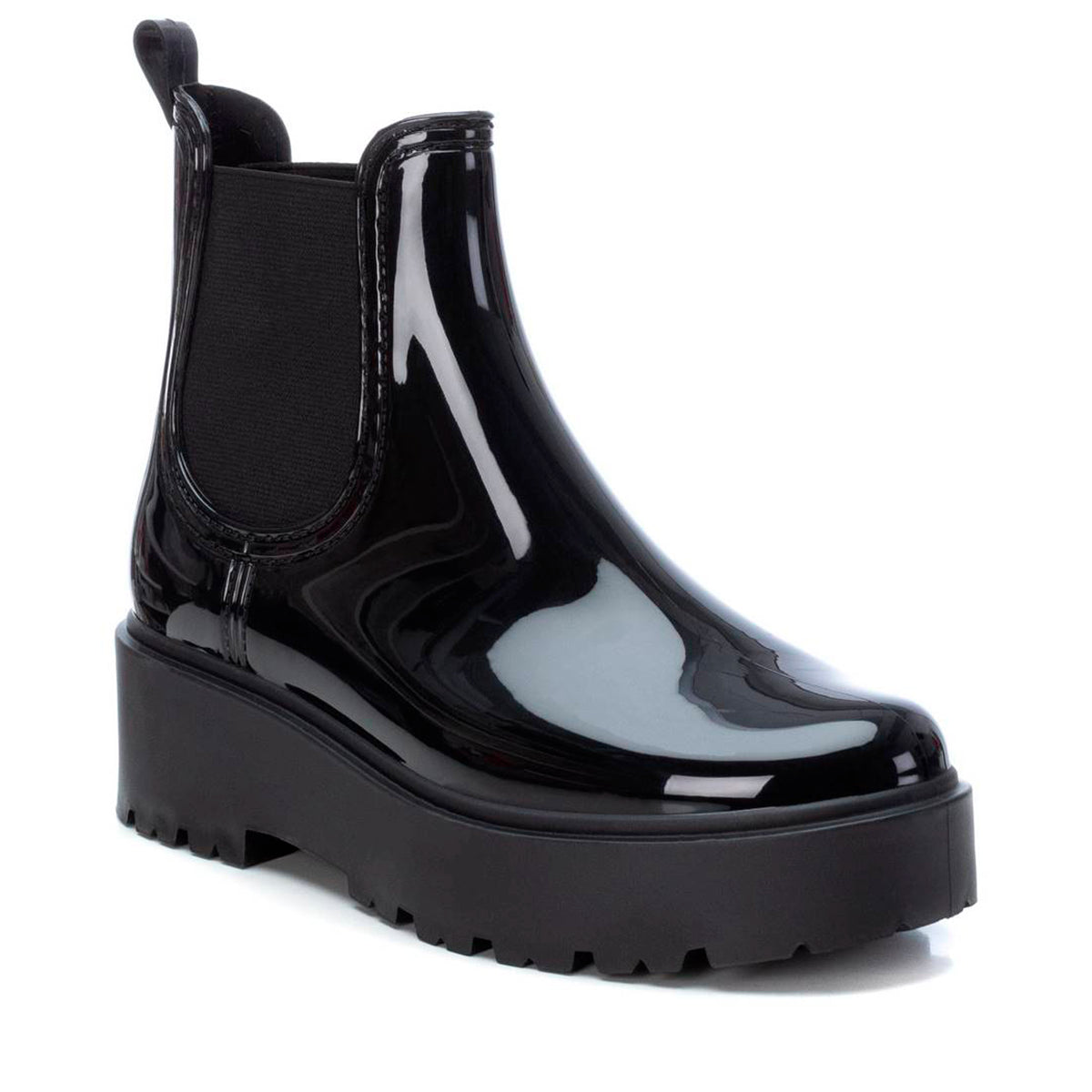 Botines casuales para mujer con diseño español, punta redonda y elástico lateral, moda cómoda con tacón bajo dv2925