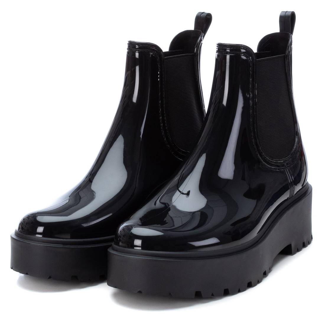 Botines casuales para mujer con diseño español, punta redonda y elástico lateral, moda cómoda con tacón bajo dv2925