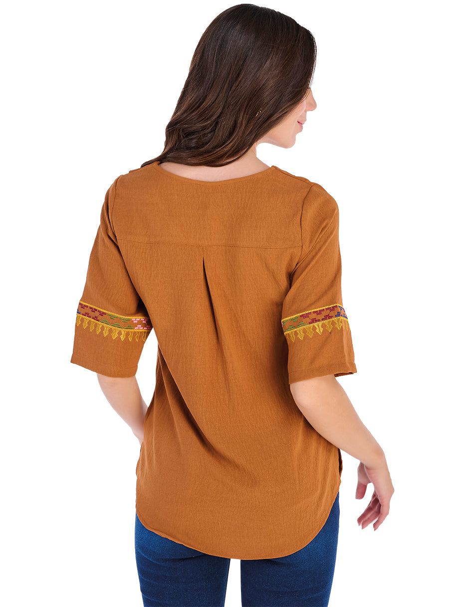 Blusa Camel Dama