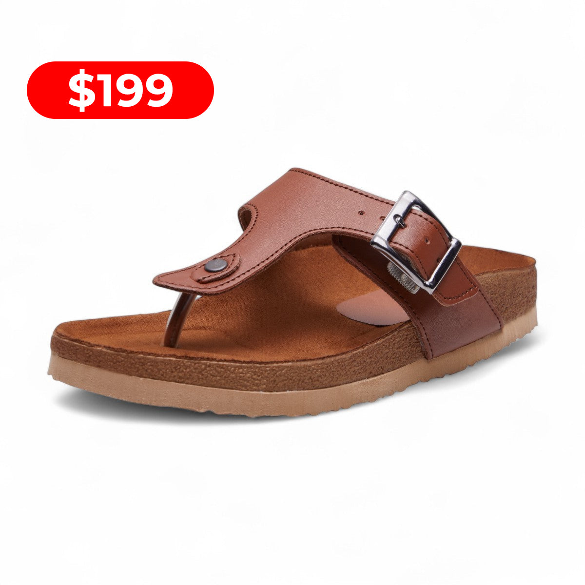 Huarache tan en T estilo 216102