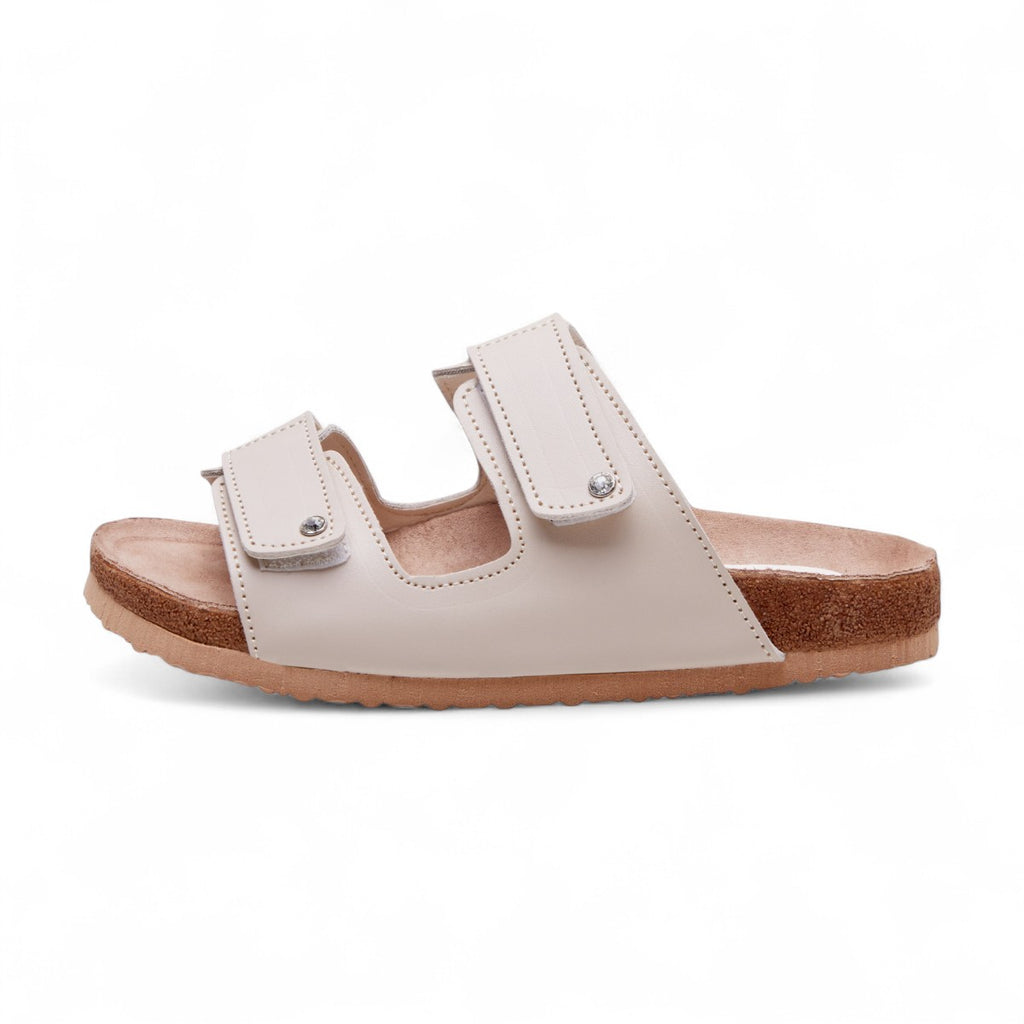 Huaraches latte tipo Berkin estilo 216108