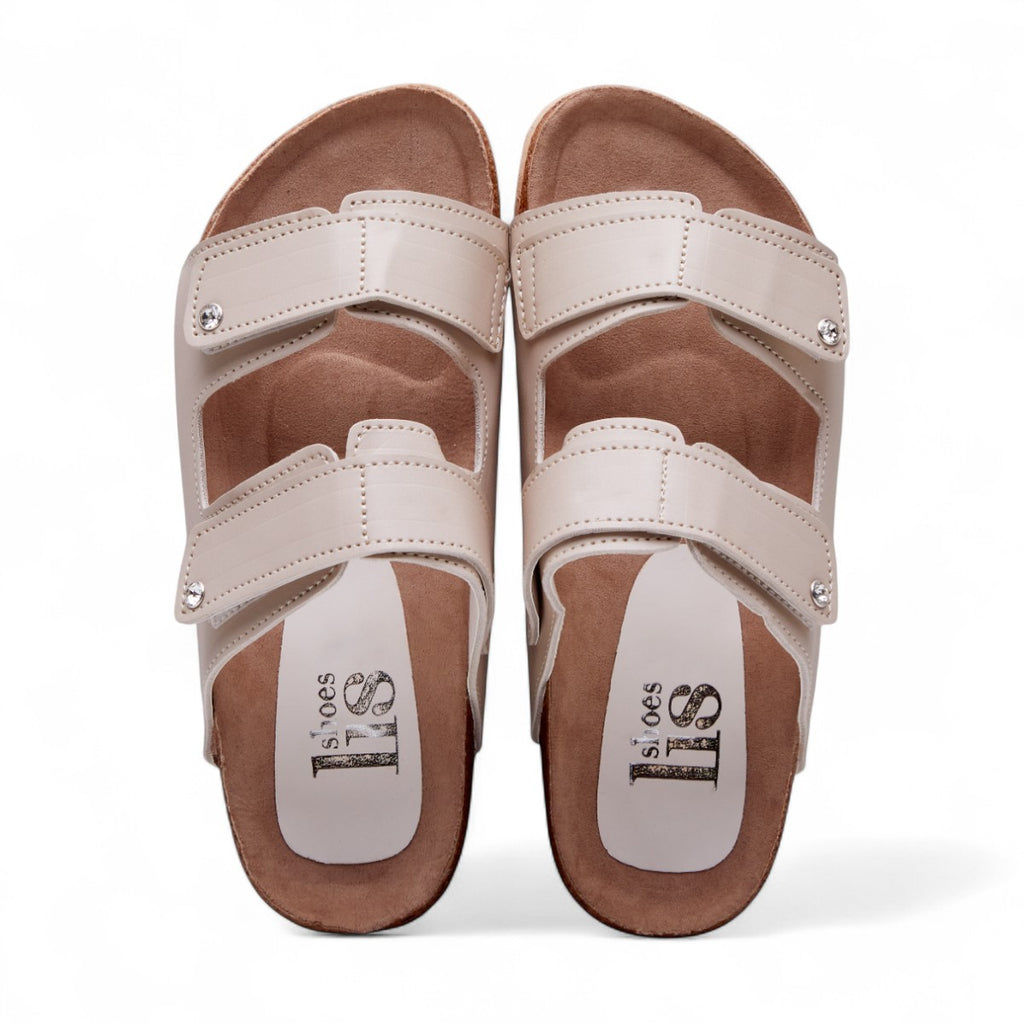 Huaraches latte tipo Berkin estilo 216108