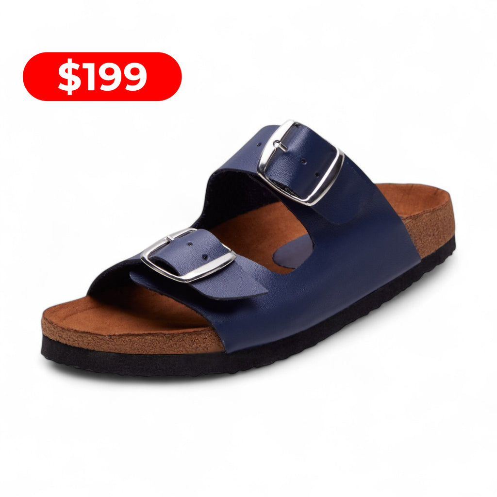 Huaraches navy tipo Berkin estilo 216109