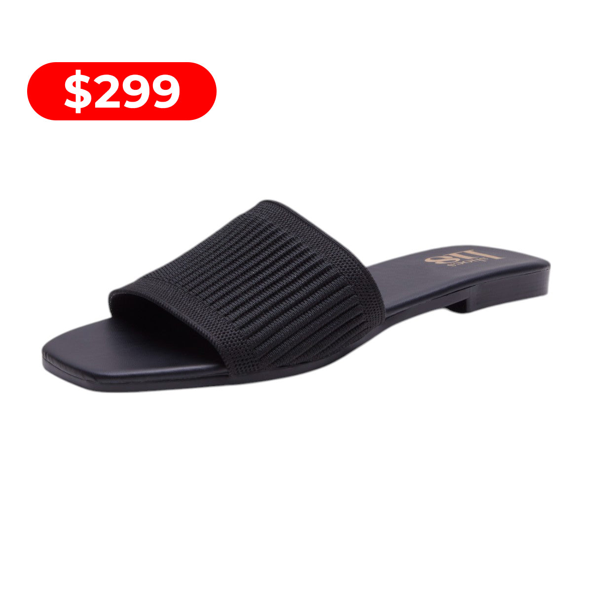 Sandalia banda negro modelo 366230