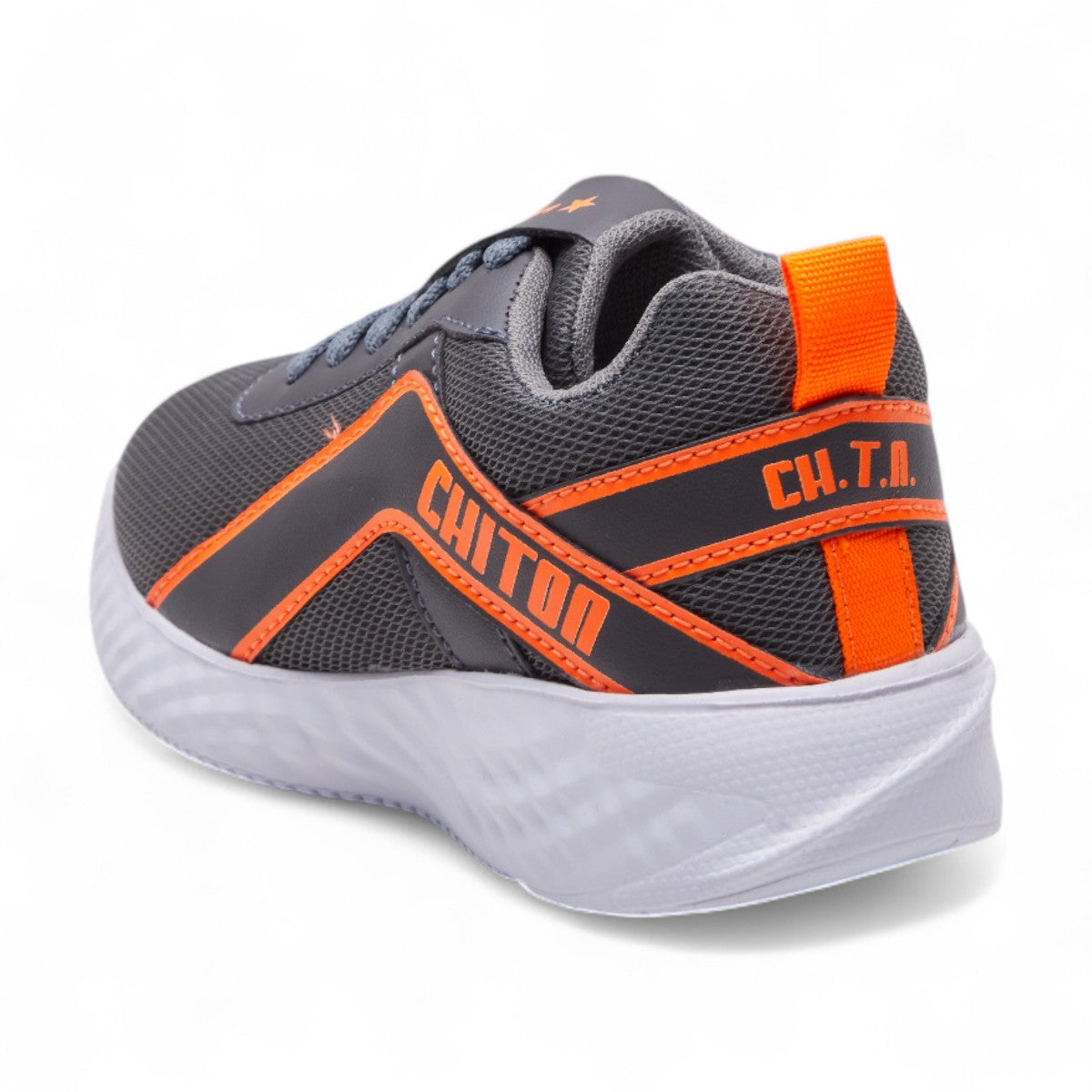 Tenis deportivos para niño en material transpirable con agujetas y suela confort, diseño cómodo y ligero color gris dv2925