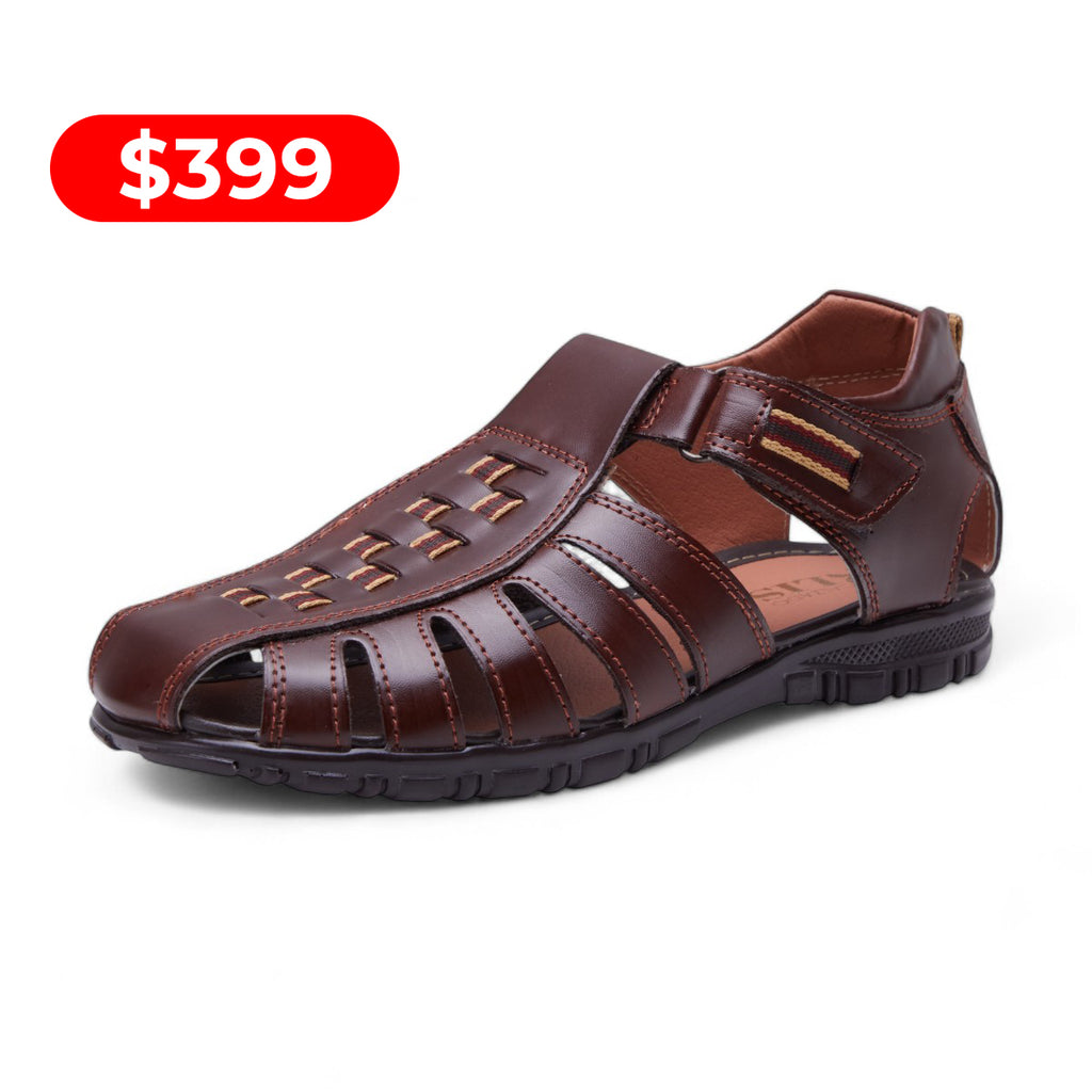 Zapato de piso tipo huarache tan modelo 535000