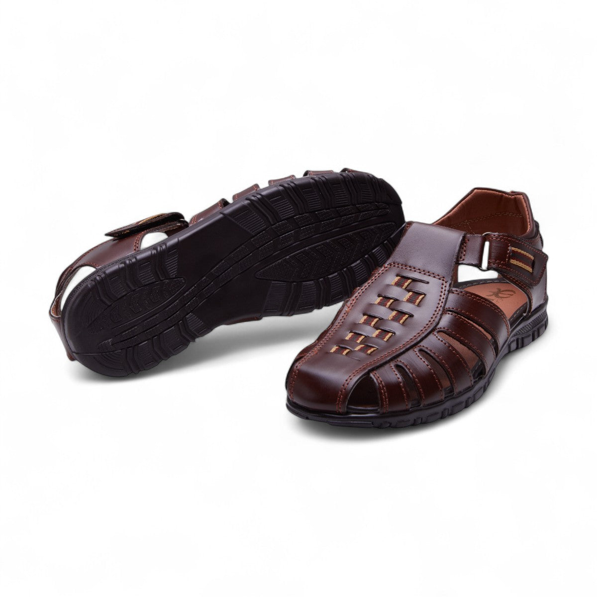 Zapato de piso tipo huarache tan modelo 535000