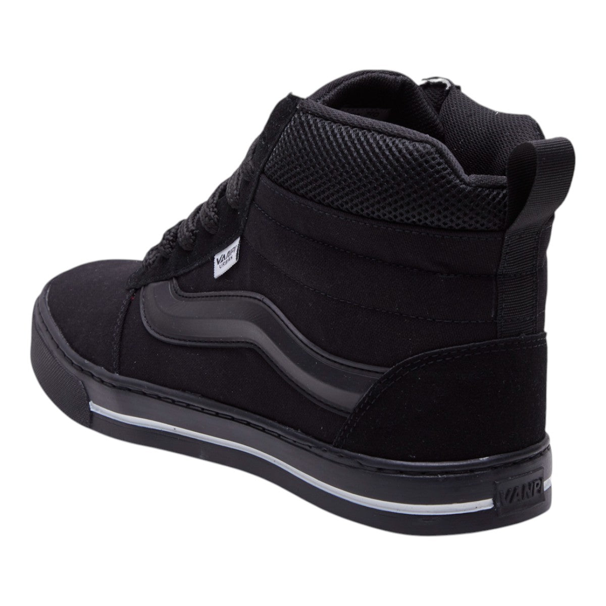 Tenis Negro Hombre Tipo Bota Textil dv2925