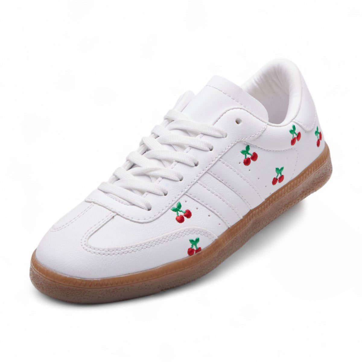 Tenis urbanos blanco / cerezas modelo 620142