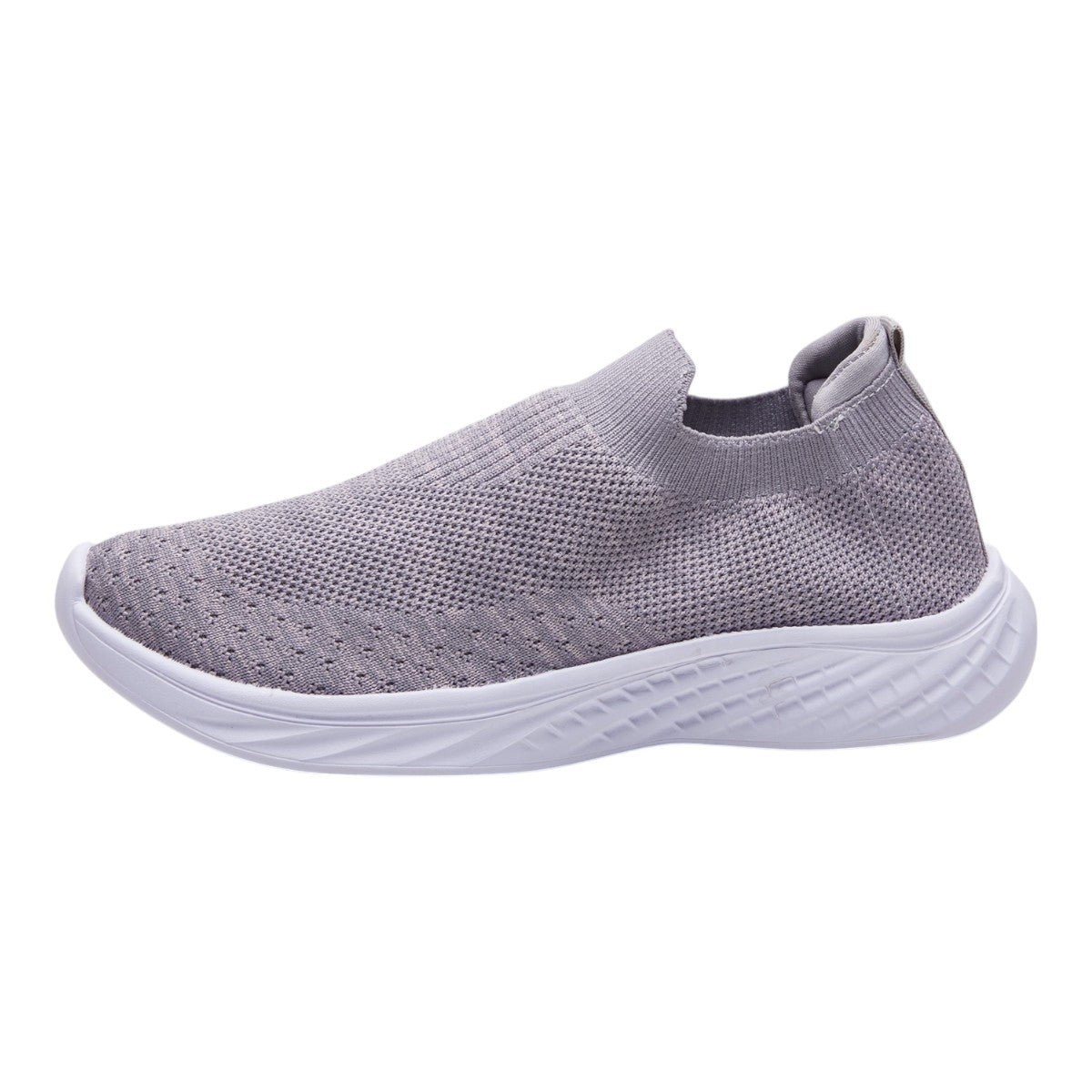 Tenis Mujer Color Gris Tela Stretch Transpirable Confort dv2925