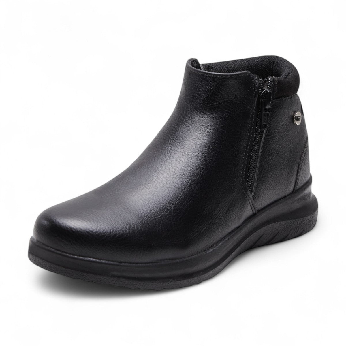 Botines negro con cierre modelo 656105