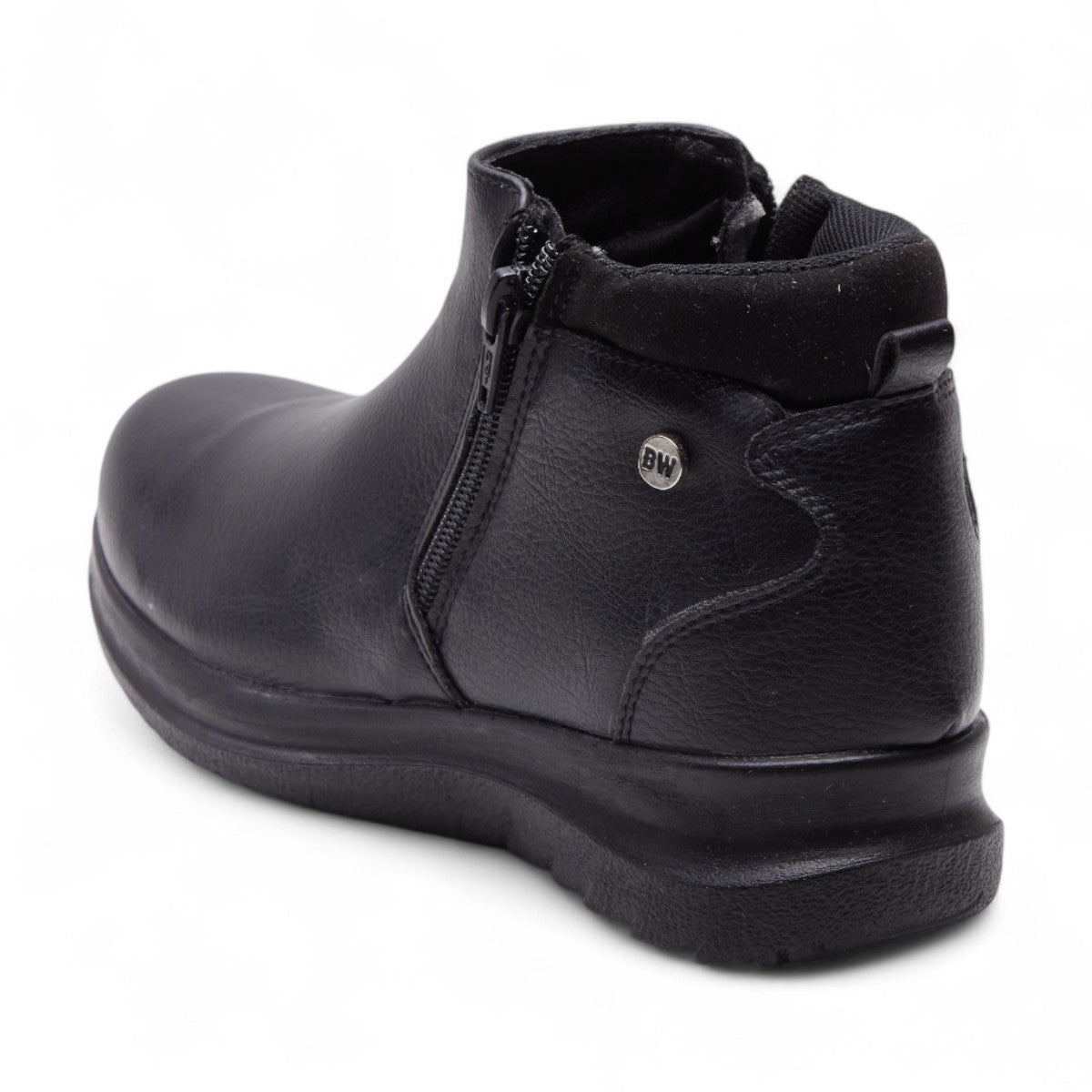 Botines negro con cierre modelo 656105