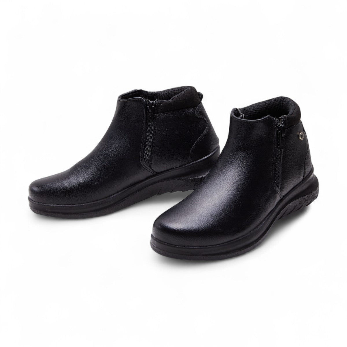 Botines negro con cierre modelo 656105