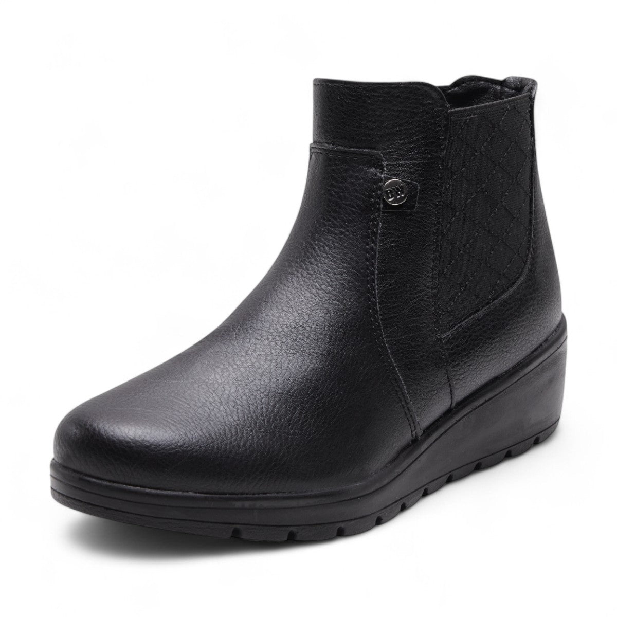 Botines negro con elástico modelo 656106