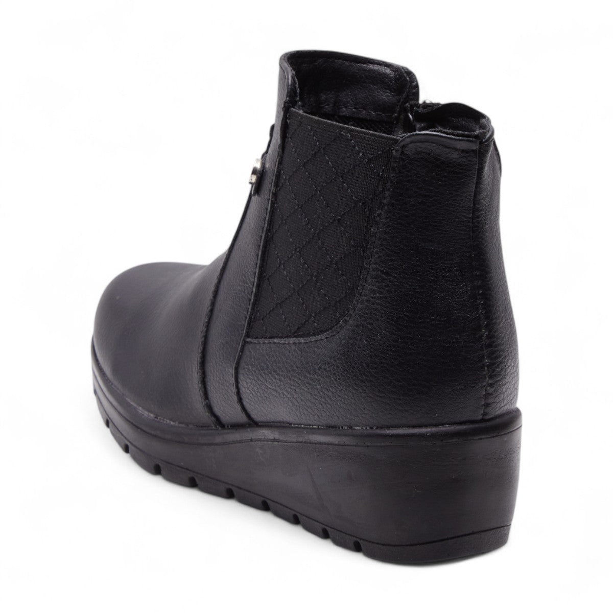 Botines negro con elástico modelo 656106