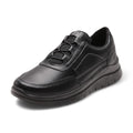 Tenis de tipo piel urbano negros modelo 656111