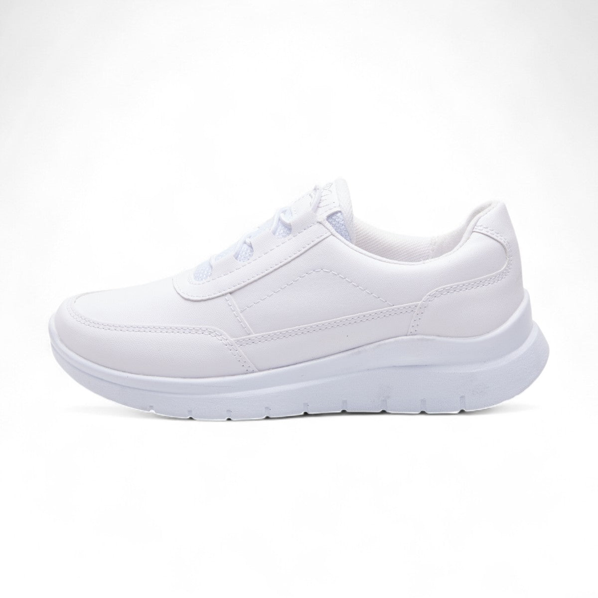 Tenis de tipo piel urbano blanco modelo 656112