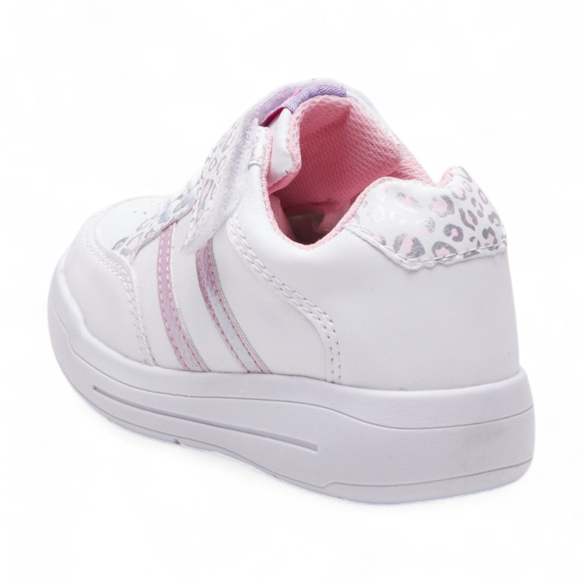 Tenis escolar blanco con rosa | Sneakers niña 2025