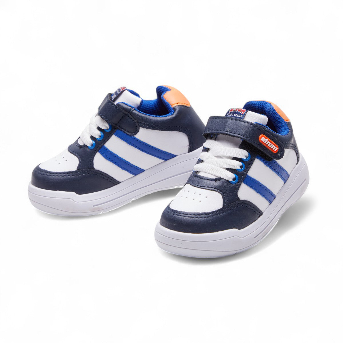 Tenis escolar azul marino con franjas azules | Sneakers niño 2025