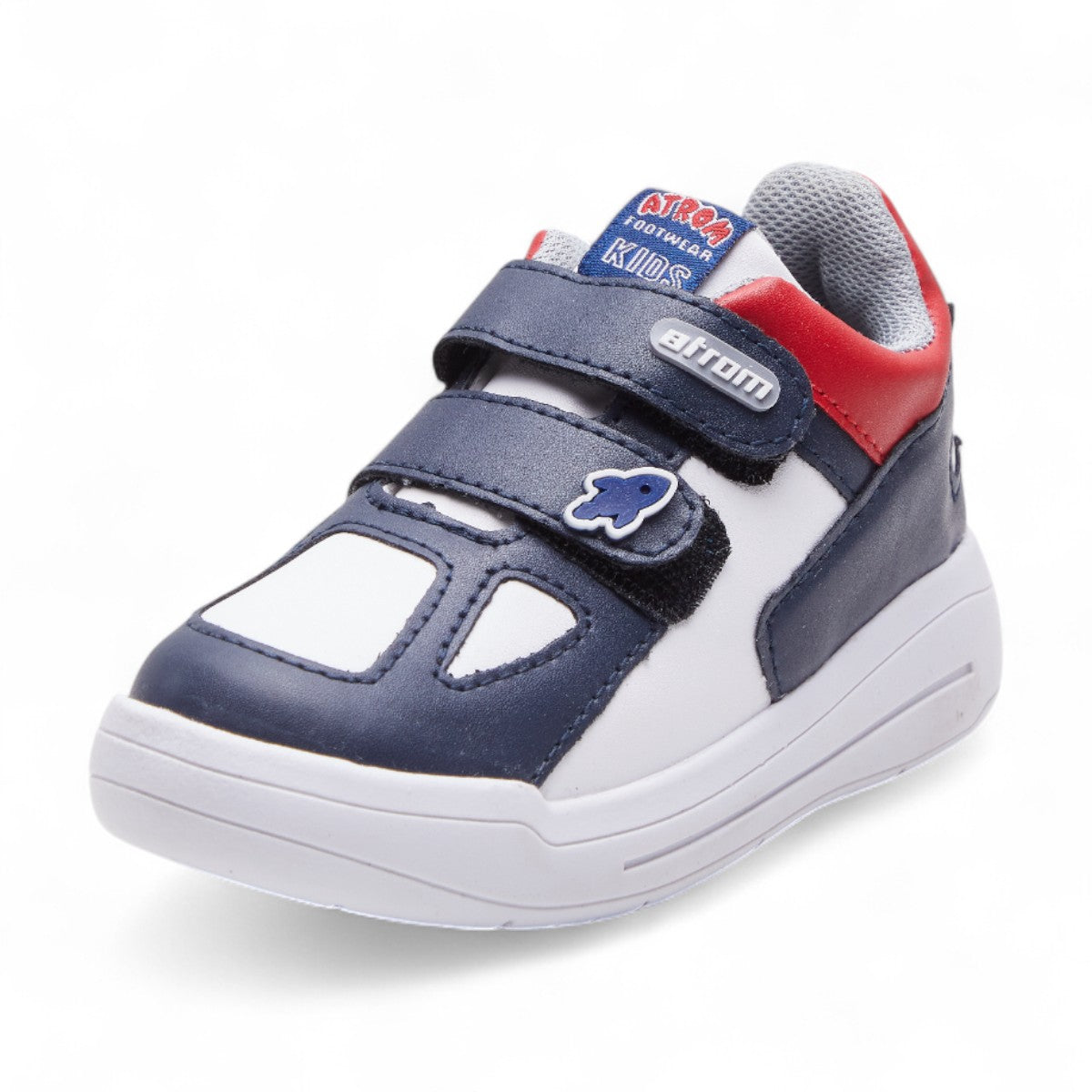 Tenis escolar azul marino y rojo | Sneakers niño 2025