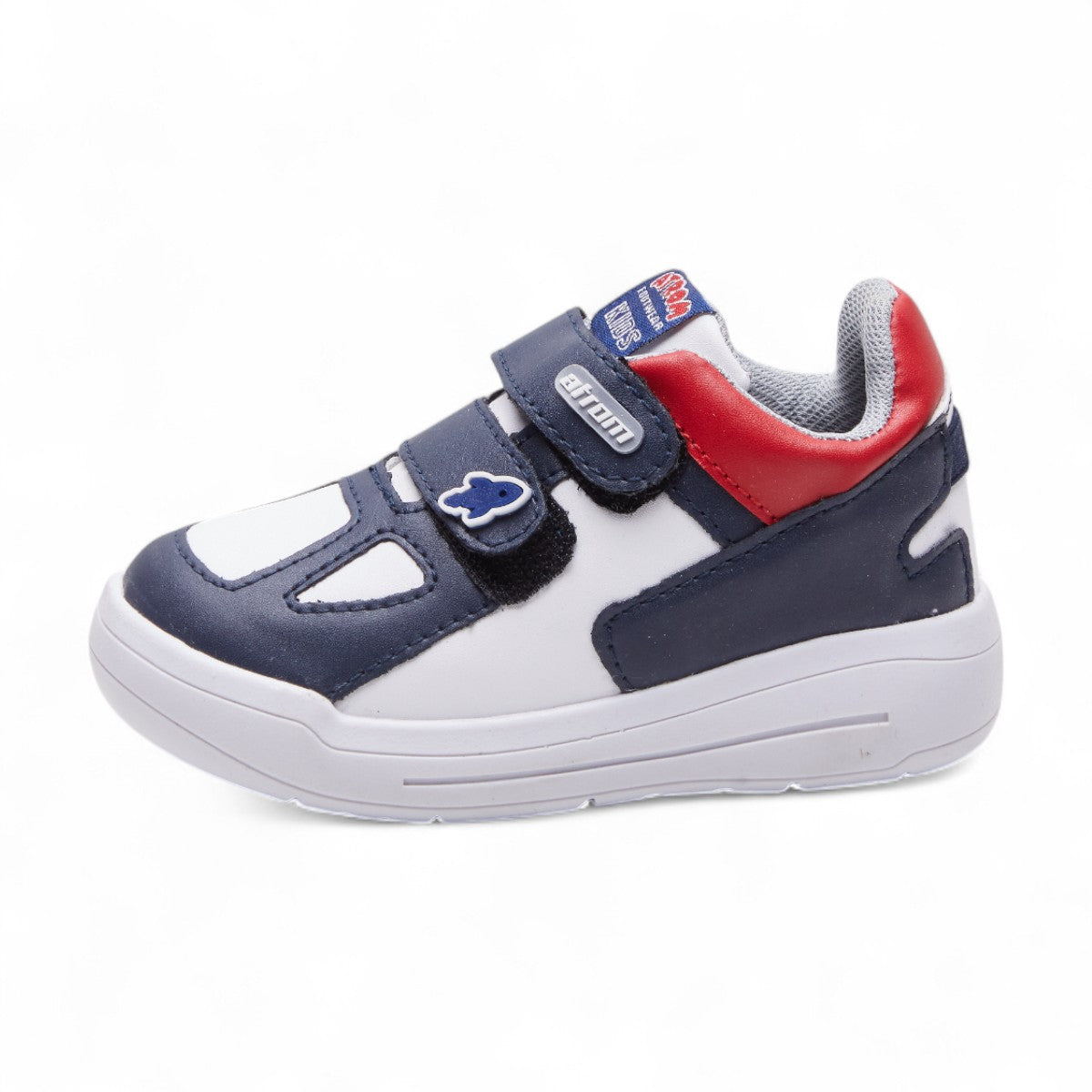 Tenis escolar azul marino y rojo | Sneakers niño 2025