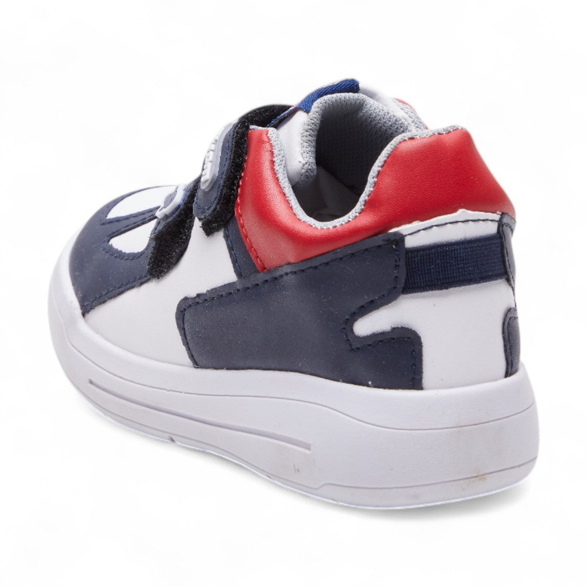 Tenis escolar azul marino y rojo | Sneakers niño 2025