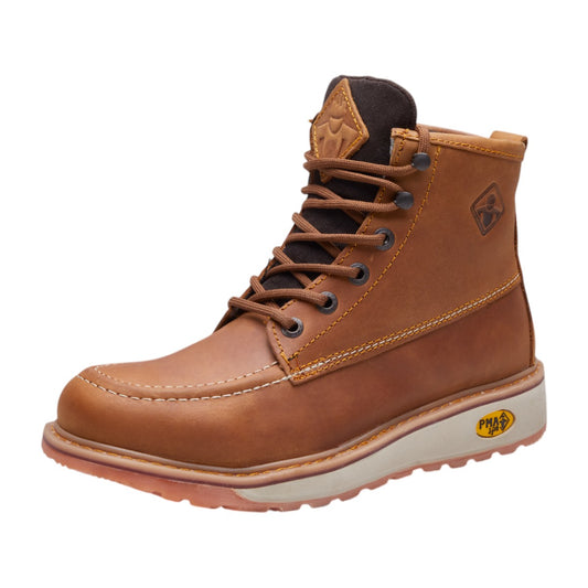 Botas Hombre Tipo Piel Exterior Agujetas Color Marrón dv2925