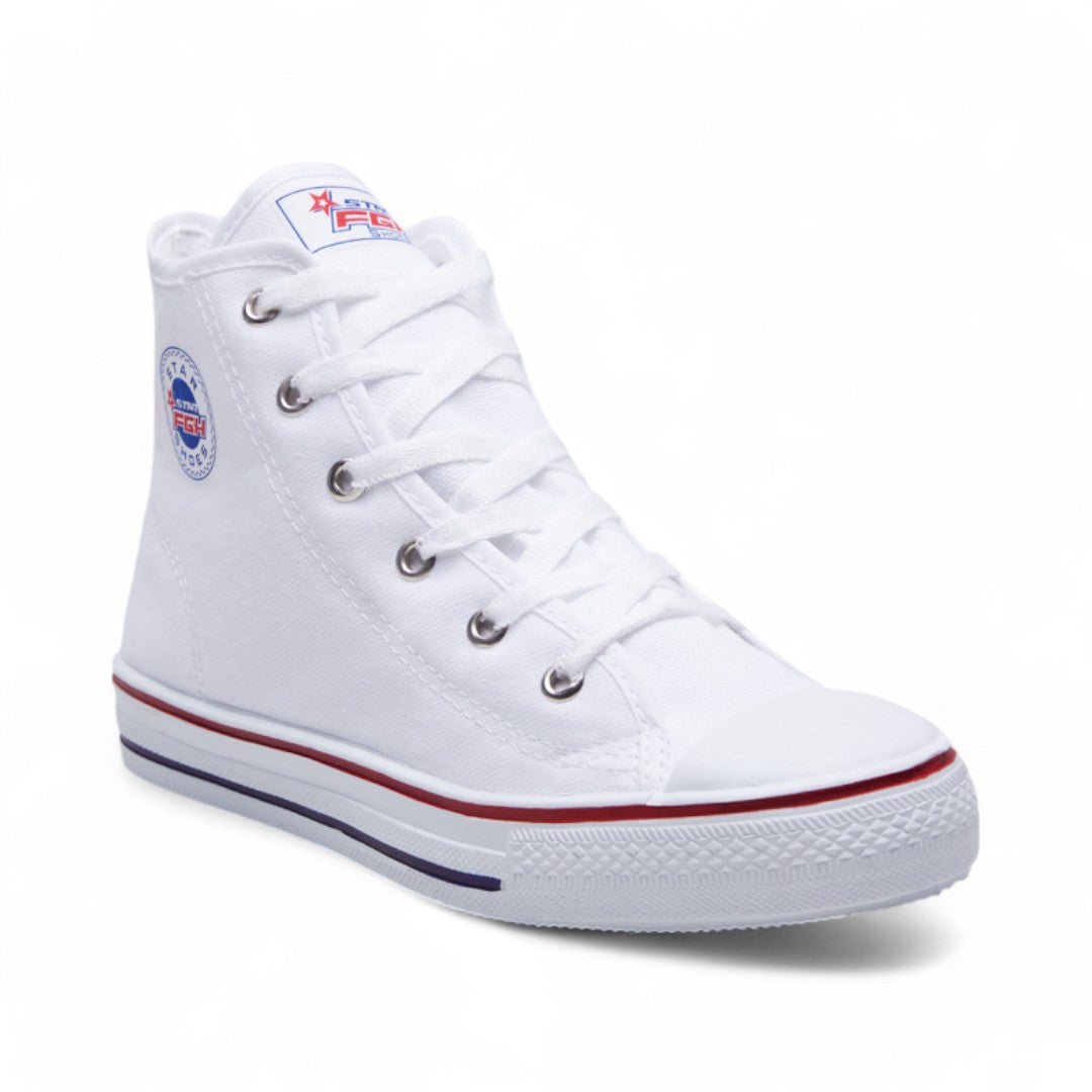 Tenis Unisex Blanco Botín dv2925