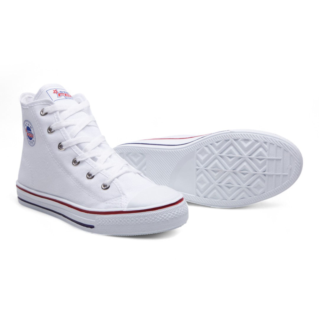 Tenis Unisex Blanco Botín dv2925