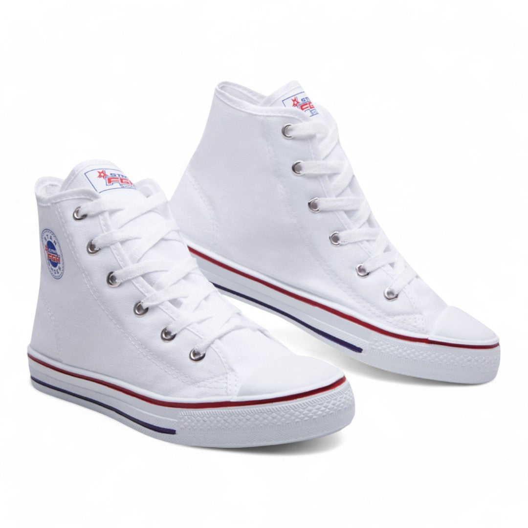 Tenis Unisex Blanco Botín dv2925