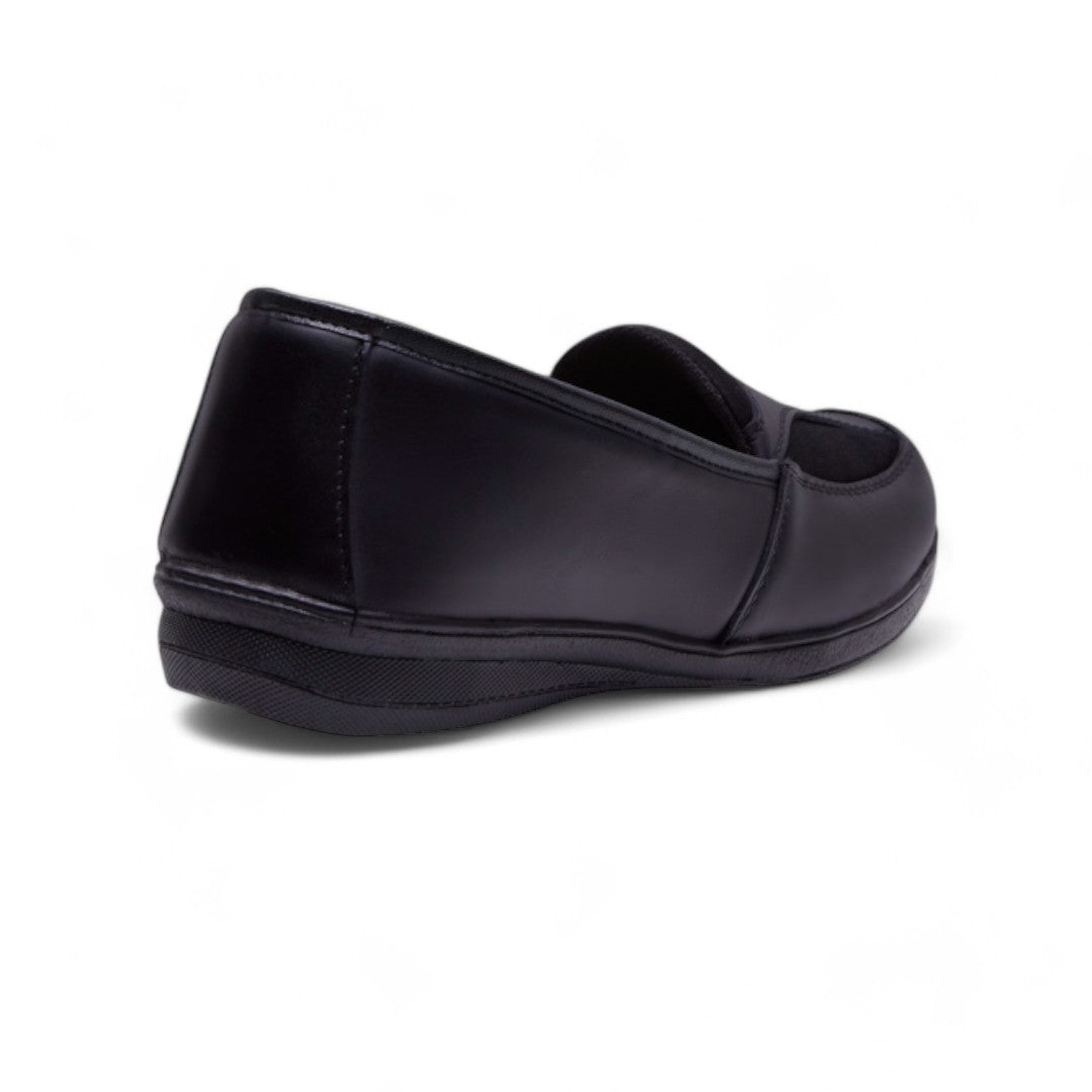 Zapato Negro Mujer Confort Piel dv2925