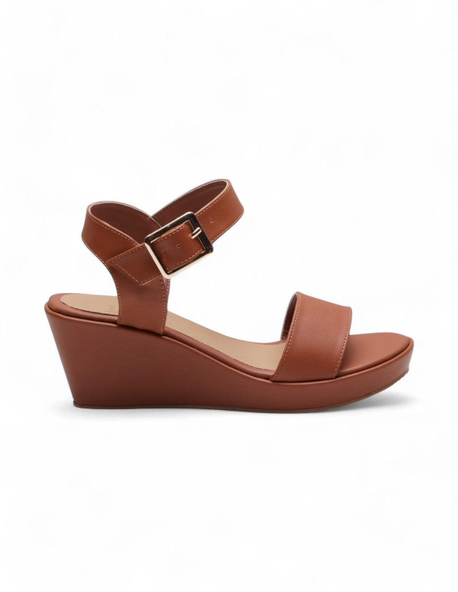 Tacones Plataforma Mujer color Café dv2925