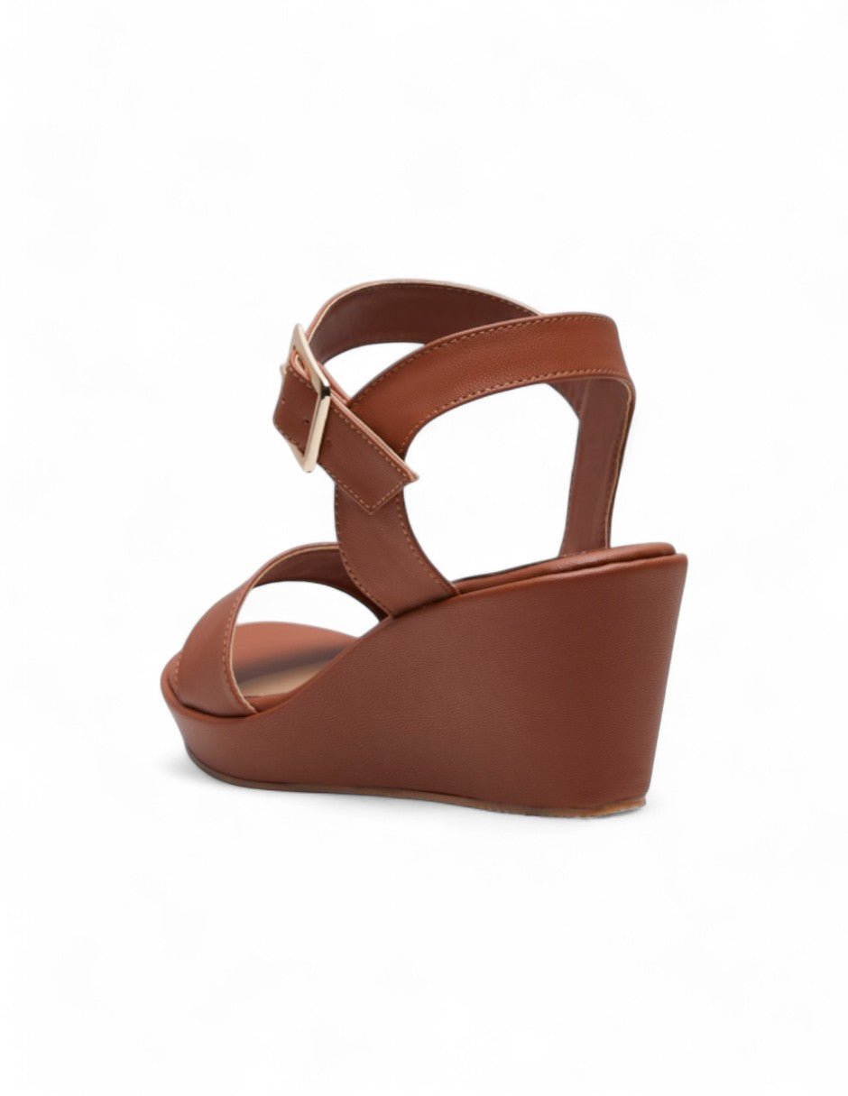 Tacones Plataforma Mujer color Café dv2925