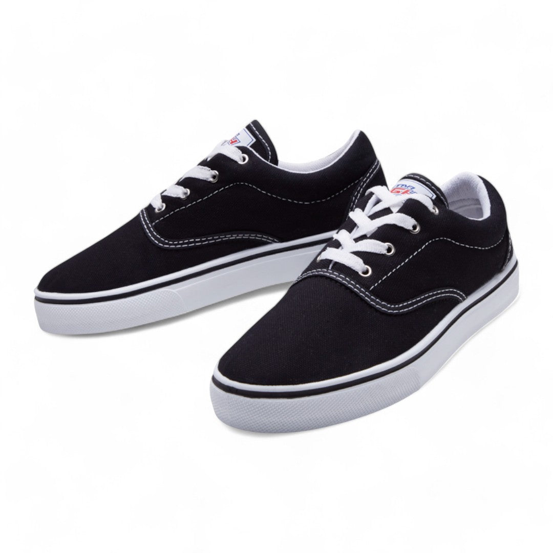 Tenis Unisex Negro Textil con Costuras dv2925