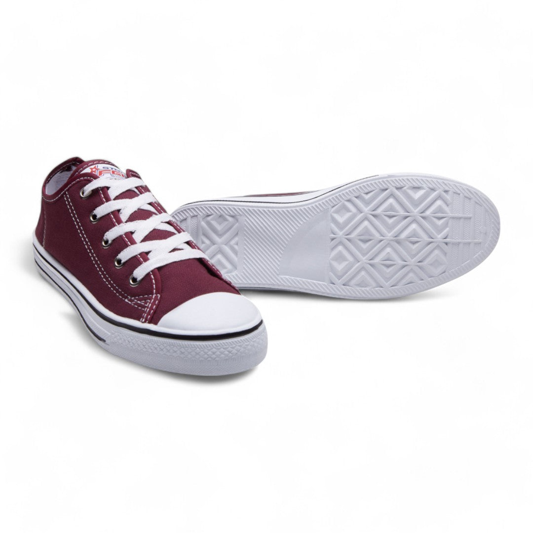 Tenis Unisex Tinto Costuras Contraste dv2925