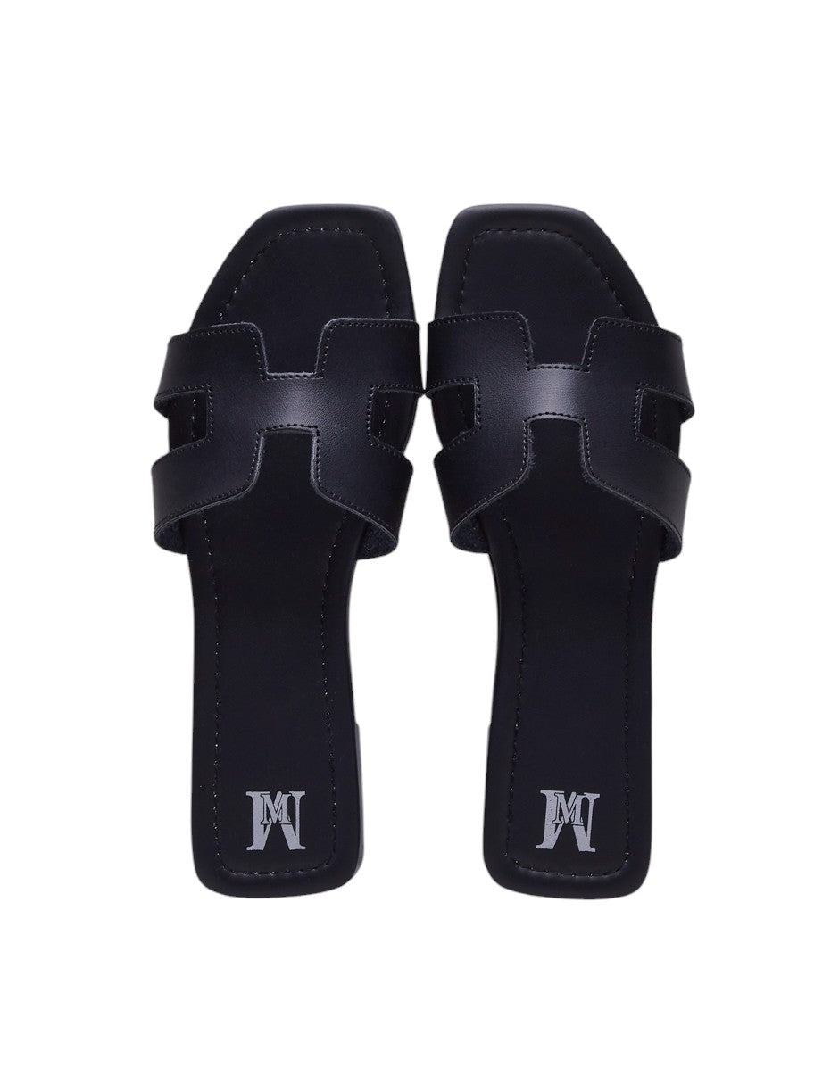 Sandalia Negro Formal Dama dv2925